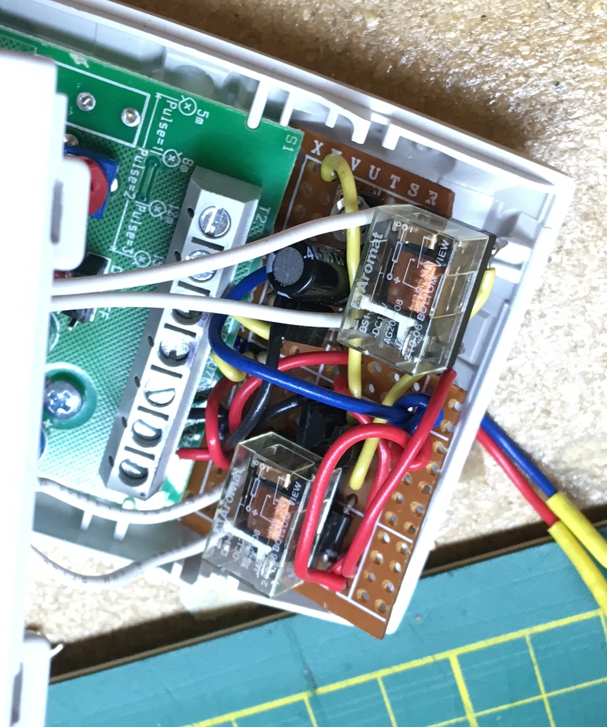 Custom circuit board for audio signal switching